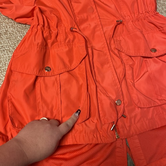 Steve Madden Drawstring Waist Hooded Jacket - Picture 15 of 16